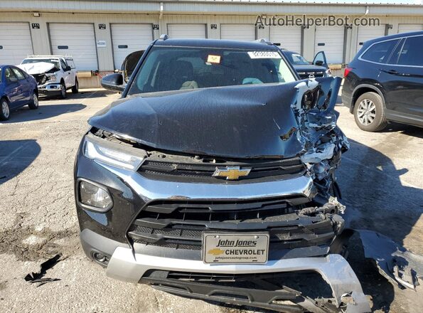 KL79MRSLXNB101904 2022 CHEVROLET TRAILBLAZER Black წინა ხედი