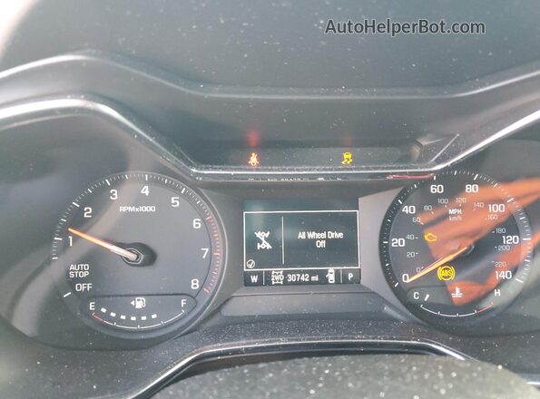 KL79MRSLXPB103705 2023 CHEVROLET TRAILBLAZER Black Սարքավորումների վահանակի տեսք