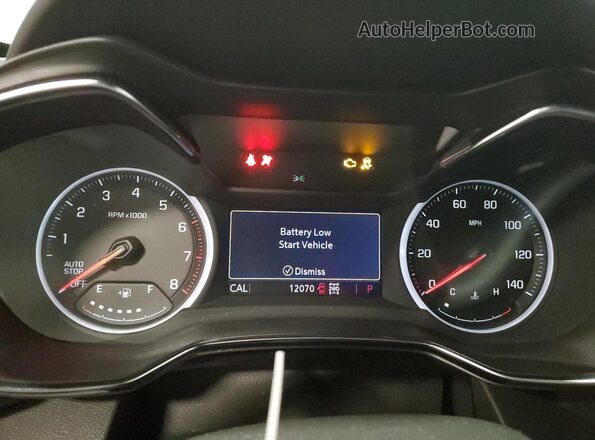 KL79MSSL2NB134094 2022 CHEVROLET TRAILBLAZER White Instrument cluster view
