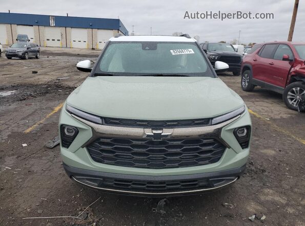 KL79MSSL7RB107091 2024 CHEVROLET TRAILBLAZER Green Front view