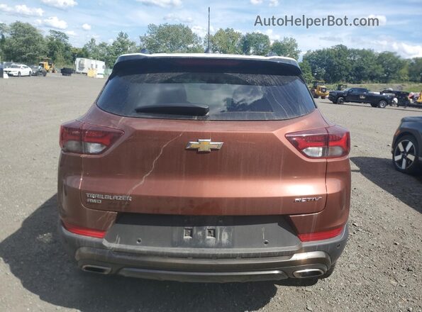 KL79MSSL9MB130588 2021 CHEVROLET TRAILBLAZER Brown Հետևի տեսք