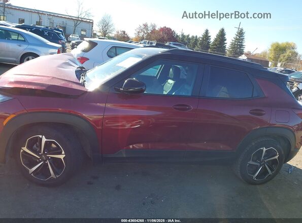 KL79MTSL0NB132477 2022 CHEVROLET TRAILBLAZER Red Панорамний вид салону 360°
