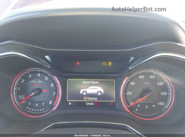 KL79MTSL0NB132477 2022 CHEVROLET TRAILBLAZER Red Вид задніх сидінь