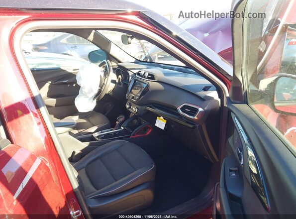 KL79MTSL0NB132477 2022 CHEVROLET TRAILBLAZER Red Вид салону спереду