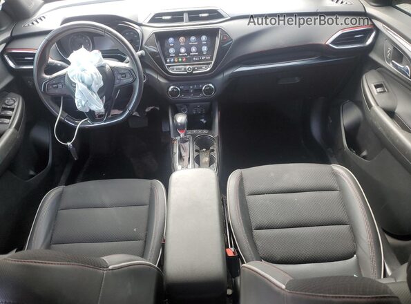 KL79MTSL5MB018330 2021 CHEVROLET TRAILBLAZER Red წინა პანელის ხედი