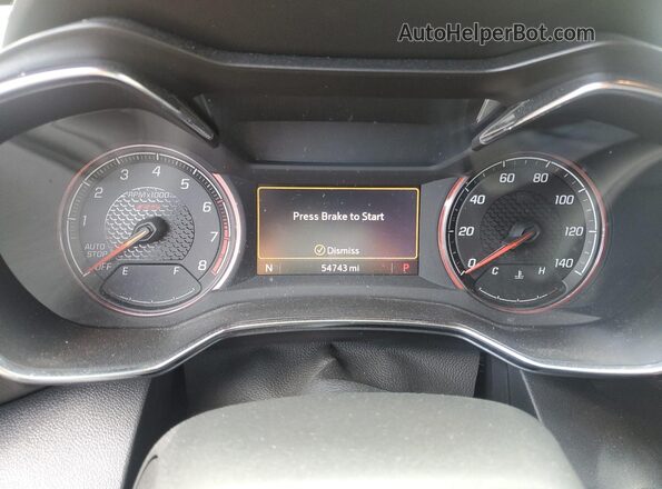 KL79MTSL5MB018330 2021 CHEVROLET TRAILBLAZER Red ხელსაწყოთა პანელის ხედი