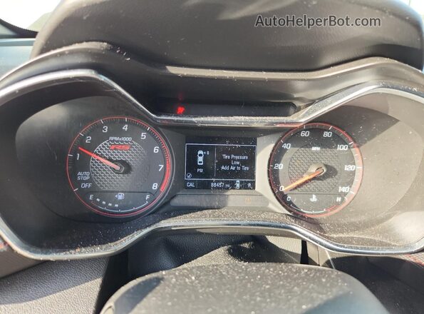 KL79MTSL6MB073076 2021 CHEVROLET TRAILBLAZER White Вид щитка приладів