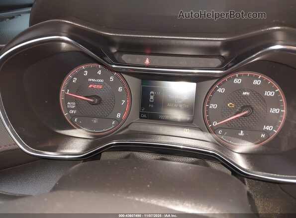 KL79MTSL6NB034148 2022 CHEVROLET TRAILBLAZER Красный Вид задних сидений