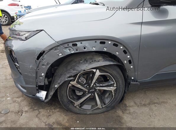 KL79MTSL9NB025945 2022 CHEVROLET TRAILBLAZER Gray Widok z przodu