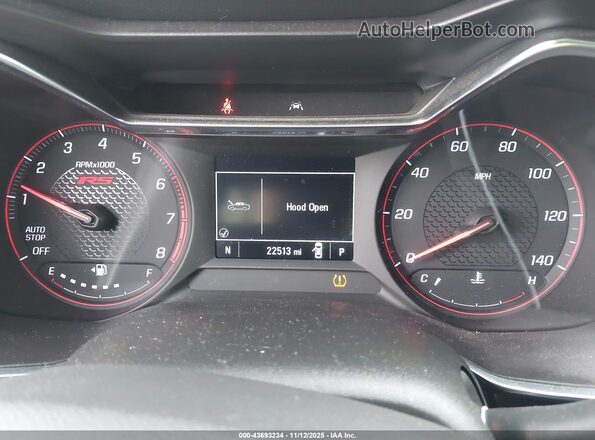 KL79MTSL9NB025945 2022 CHEVROLET TRAILBLAZER Gray Widok tylnych siedzeń
