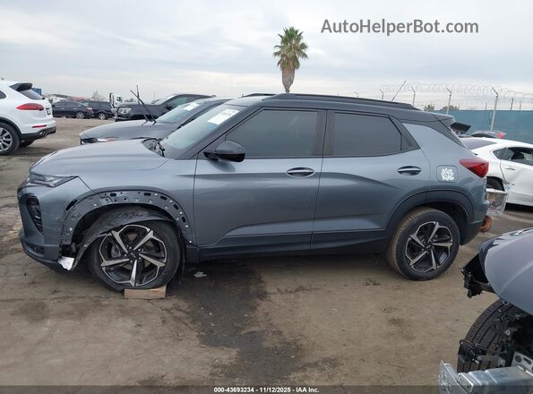 KL79MTSL9NB025945 2022 CHEVROLET TRAILBLAZER Gray Widok wnętrza 360 stopni