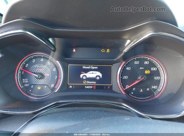 KL79MTSL9NB143896 2022 CHEVROLET TRAILBLAZER Black Вид задніх сидінь