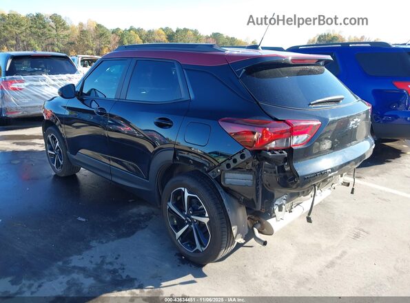 KL79MTSL9NB143896 2022 CHEVROLET TRAILBLAZER Black Задня ліва чверть