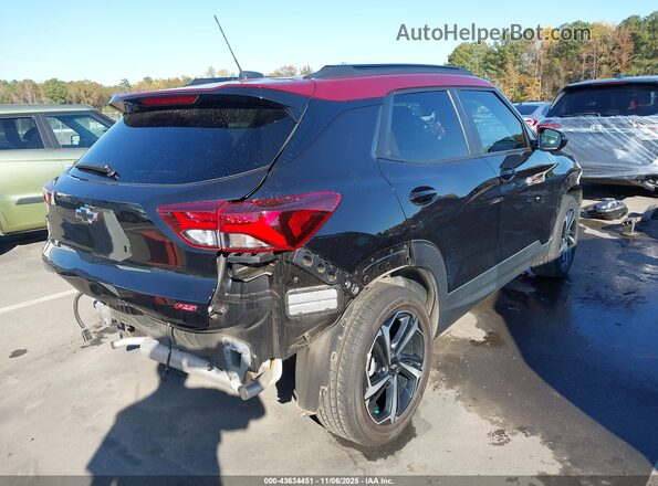 KL79MTSL9NB143896 2022 CHEVROLET TRAILBLAZER Black Задня права чверть