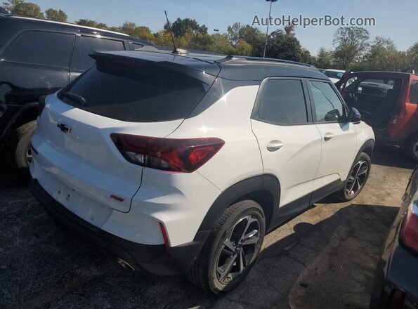 KL79MTSLXNB023749 2022 CHEVROLET TRAILBLAZER White უკანა მარჯვენა