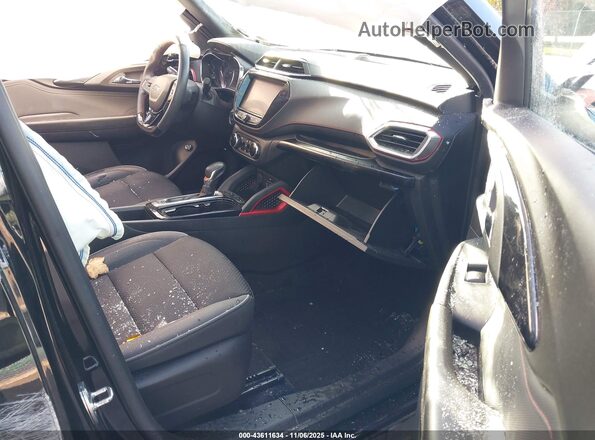 KL79MUSL3PB214227 2023 CHEVROLET TRAILBLAZER Black Widok wnętrza z przodu