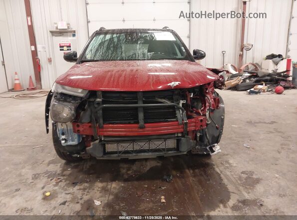 KL79MUSL6MB099182 2021 CHEVROLET TRAILBLAZER Burgundy Front view