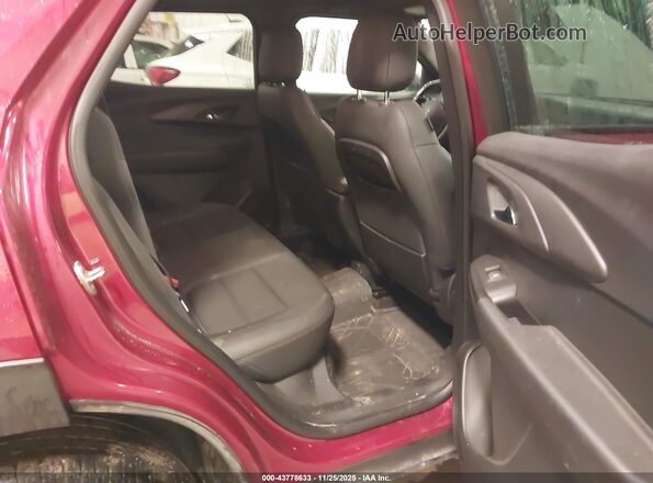 KL79MUSL6MB099182 2021 CHEVROLET TRAILBLAZER Burgundy VIN sticker view