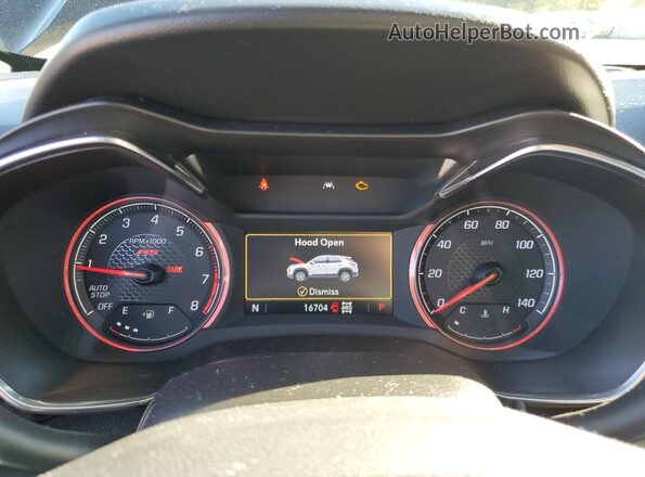 KL79MUSL8NB024582 2022 CHEVROLET TRAILBLAZER Black Widok zestawu wskaźników