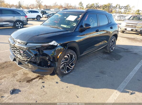 KL79MUSL8RB173774 2024 CHEVROLET TRAILBLAZER Черный Передняя левая четверть