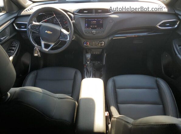 KL79MVSL1NB133889 2022 CHEVROLET TRAILBLAZER Blue Widok deski rozdzielczej