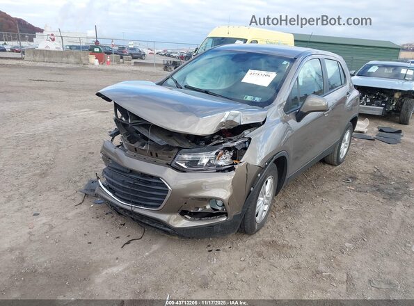 KL7CJKSB6MB313453 2021 CHEVROLET TRAX Коричневый Передняя левая четверть