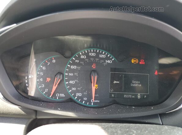 KL7CJLSM2NB558422 2022 CHEVROLET TRAX Серый Вид щитка приборов