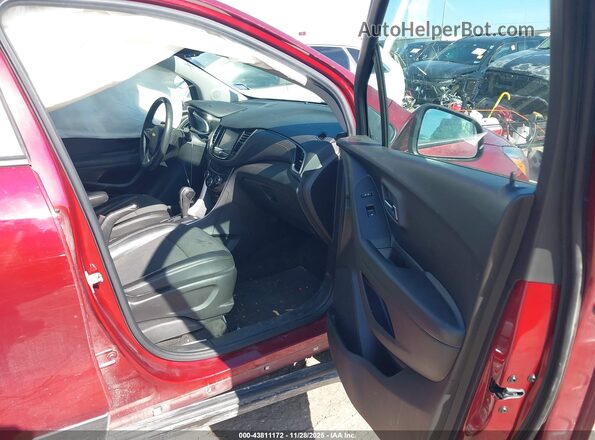 KL7CJLSM9NB561995 2022 CHEVROLET TRAX Red Widok wnętrza z przodu