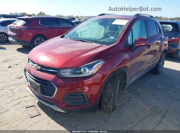 KL7CJLSM9NB561995 2022 CHEVROLET TRAX Red Przód lewy