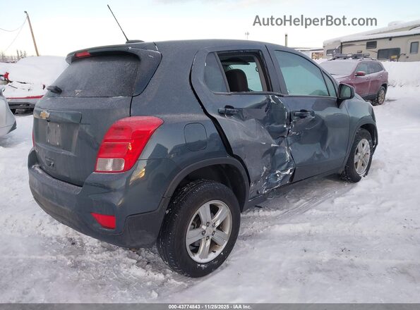 KL7CJNSM2NB543494 2022 CHEVROLET TRAX Gray უკანა მარჯვენა