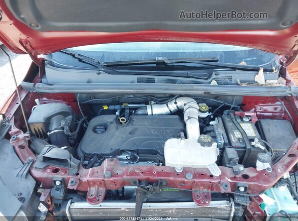 KL7CJNSMXNB505575 2022 CHEVROLET TRAX Красный Вид сзади