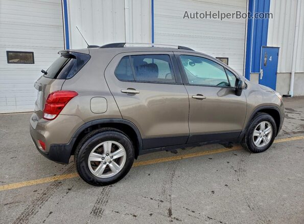 KL7CJPSB7MB300109 2021 CHEVROLET TRAX Brown უკანა მარჯვენა