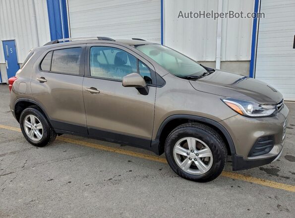 KL7CJPSB7MB300109 2021 CHEVROLET TRAX Brown წინა მარჯვენა