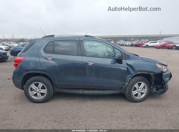 KL7CJPSM0NB528679 2022 CHEVROLET TRAX Blue უკანა სალონის ხედი