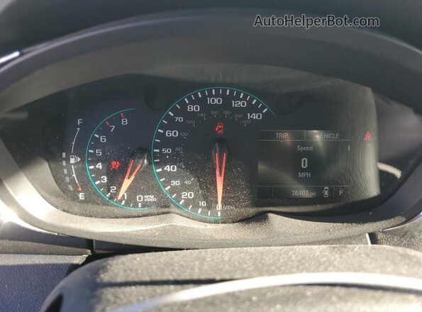 KL7CJPSM1NB523636 2022 CHEVROLET TRAX White Instrument cluster view