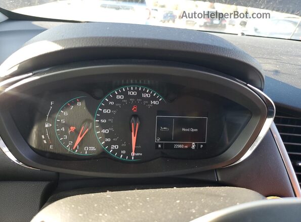 KL7CJPSM3NB518874 2022 CHEVROLET TRAX Бордовый Вид щитка приборов