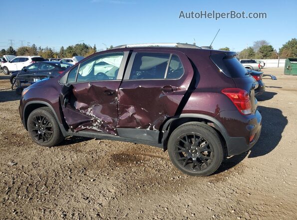 KL7CJPSM3NB518874 2022 CHEVROLET TRAX Бордовый Задняя левая четверть