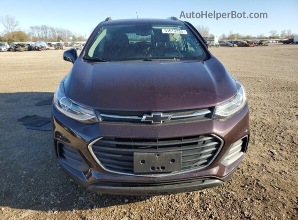 KL7CJPSM3NB518874 2022 CHEVROLET TRAX Бордовый Вид спереди