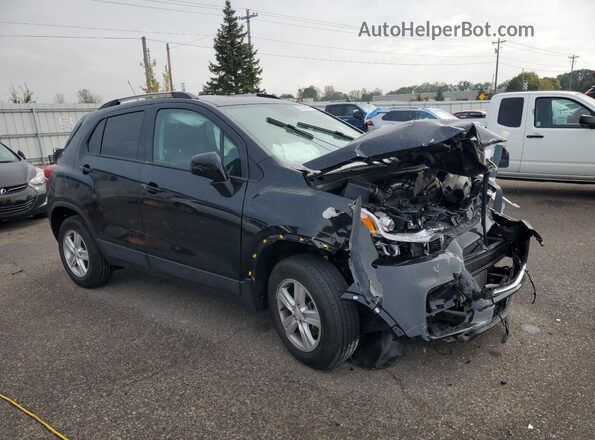 KL7CJPSM5NB525468 2022 CHEVROLET TRAX Black წინა მარჯვენა