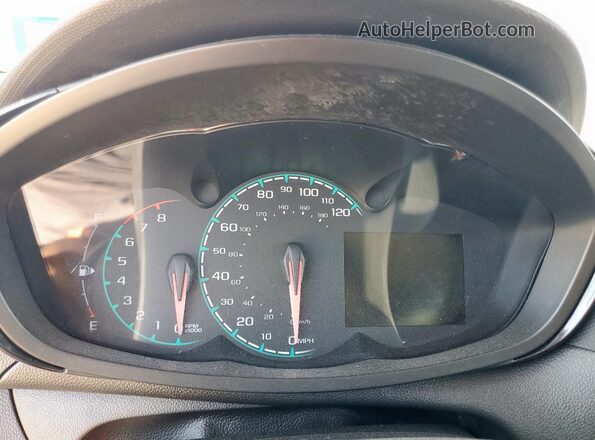 KL8CB6SA1KC708042 2019 CHEVROLET SPARK Purple Widok zestawu wskaźników