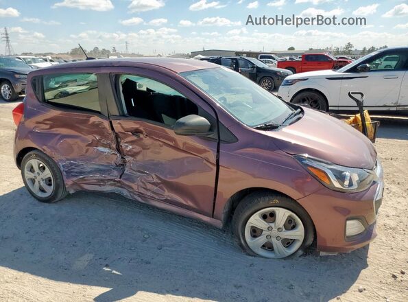 KL8CB6SA1KC708042 2019 CHEVROLET SPARK Purple Przód prawy
