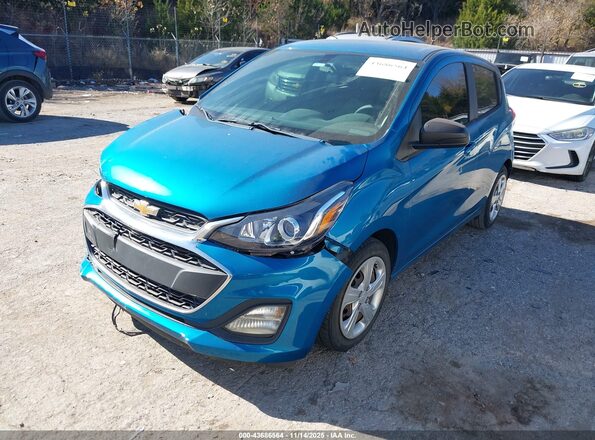 KL8CB6SA2MC740193 2021 CHEVROLET SPARK Blue Передня ліва чверть