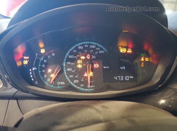KL8CC6SA2MC739929 2021 CHEVROLET SPARK Red Instrument cluster view