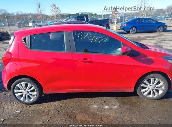 KL8CD6SA0HC758224 2017 CHEVROLET SPARK Красный Вид задней части салона