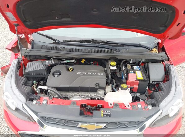 KL8CD6SA0LC417706 2020 CHEVROLET SPARK Red უკანა ხედი
