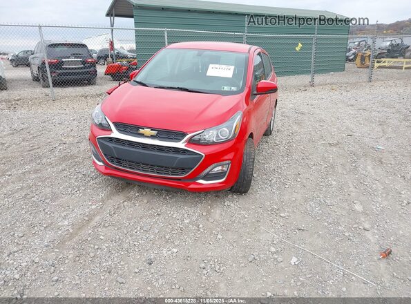 KL8CD6SA0LC417706 2020 CHEVROLET SPARK Red წინა მარცხენა ხედი სამი მეოთხედიდან