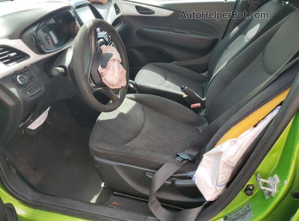 KL8CD6SA1GC599194 2016 CHEVROLET SPARK Зеленый Вид салона спереди