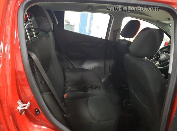 KL8CD6SA1GC637927 2016 CHEVROLET SPARK Red უკანა სავარძლების ხედი