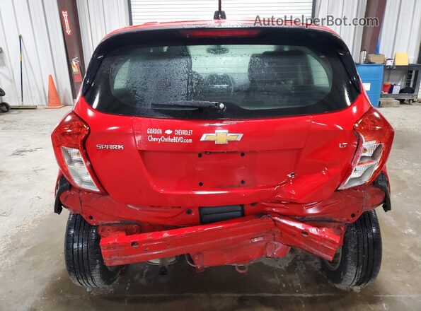KL8CD6SA1GC637927 2016 CHEVROLET SPARK Red უკანა ხედი