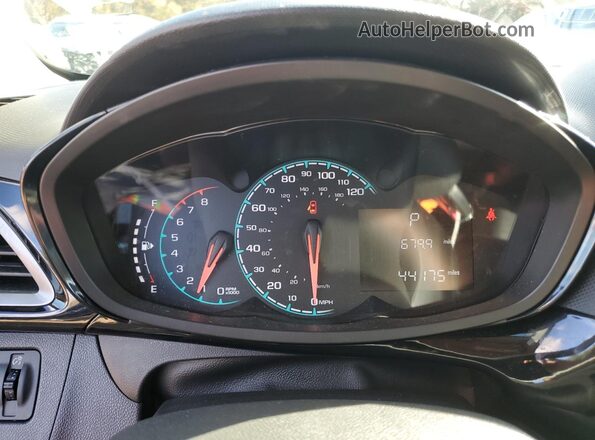 KL8CD6SA2NC028598 2022 CHEVROLET SPARK Black Սարքավորումների վահանակի տեսք